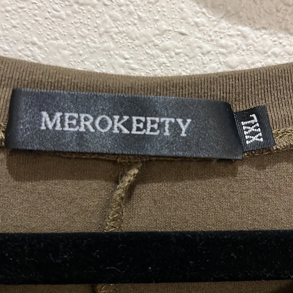 Cute Olive Green maxi dress, size XXL - Picture 5 of 6